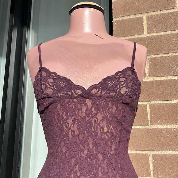 COPY - VINTAGE lace babydoll lingerie slip dress - Picture 4 of 13
